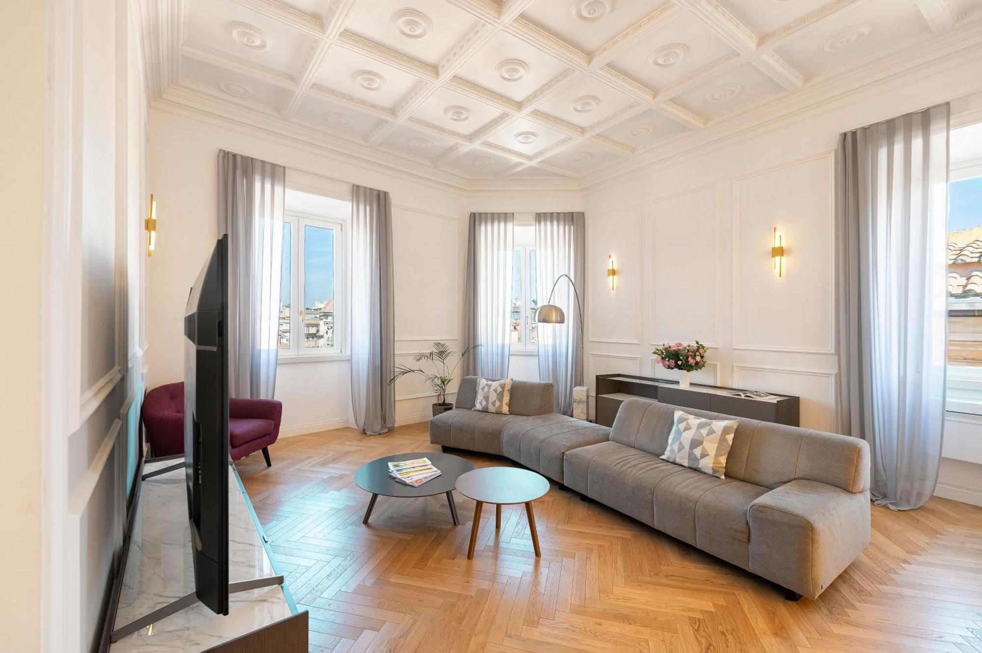 Sjr Luxury Apartment Trevi Fountain Rom Exteriör bild